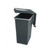 Waste bin recessed 24 liters anthracite