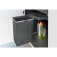 Waste bin recessed 24 liters anthracite