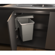 Waste bin recessed 24 liters anthracite