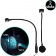 Led Bedlampjes met flexibele arm, dimfunctie, USB én USB-C (2 stuks) Led Bedlampjes met flexibele arm, dimfunctie, USB én USB-C (2 stuks)