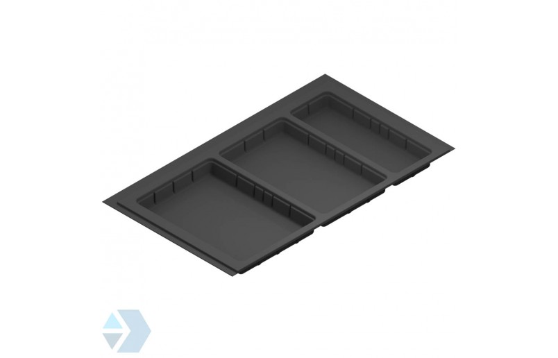 Variable drawer and cutlery arrangement 