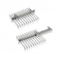 Chrome pull-out trouser rack for 11 pairs of pants - BRET11AS