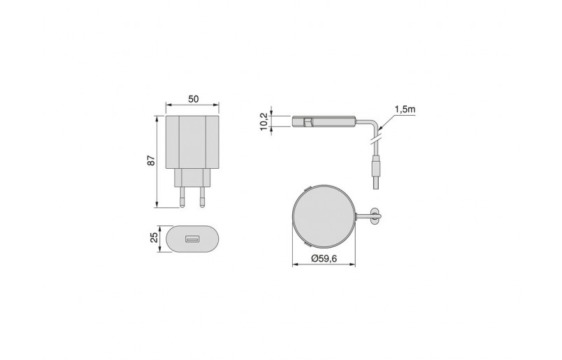 Invisible charger for cell phones and tablets