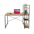 Industrial desk with shelves 120x64x72 cm