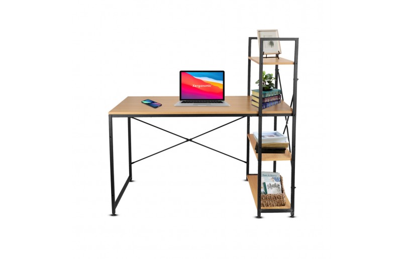 Industrial desk with shelves 120x64x72 cm