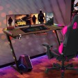 Gaming desk Hard2Kill with lighting