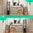 Industrial desk with shelves 120x64x72 cm