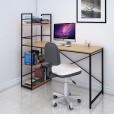 Industrial desk with shelves 120x64x72 cm