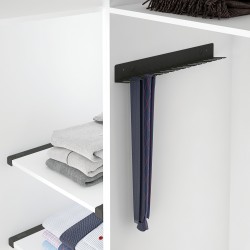 Porte-cravate / porte-ceinture / porte-sac à main anthracite 