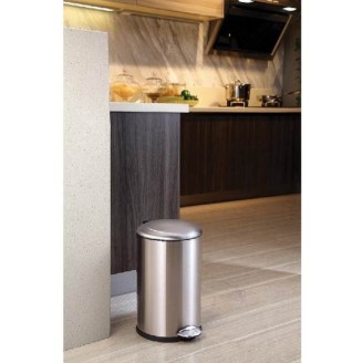 EKO Belle Deluxe pedaalemmer 20 Liter Zilver