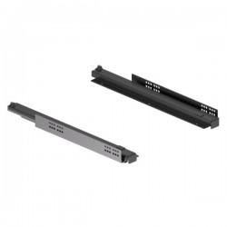 Geleiders voor een uittrekbaar schap (plank) antraciet