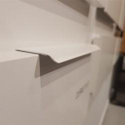 Handle Curve alu white 200 mm