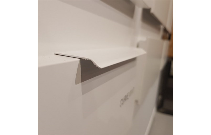 Handle Curve alu white 200 mm