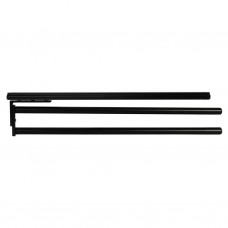Gedotec Serena, Cabinet Mount Towel Rail Chrome Polished Two Arm Towel Rail with Screws Bathroom Extendable Towel Bar for Bathroom Towel Bar