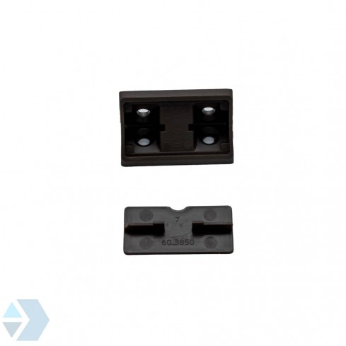 Corner connector brown, package of 25 pieces
