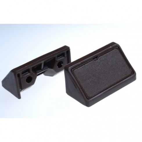 Corner connector brown, package of 25 pieces