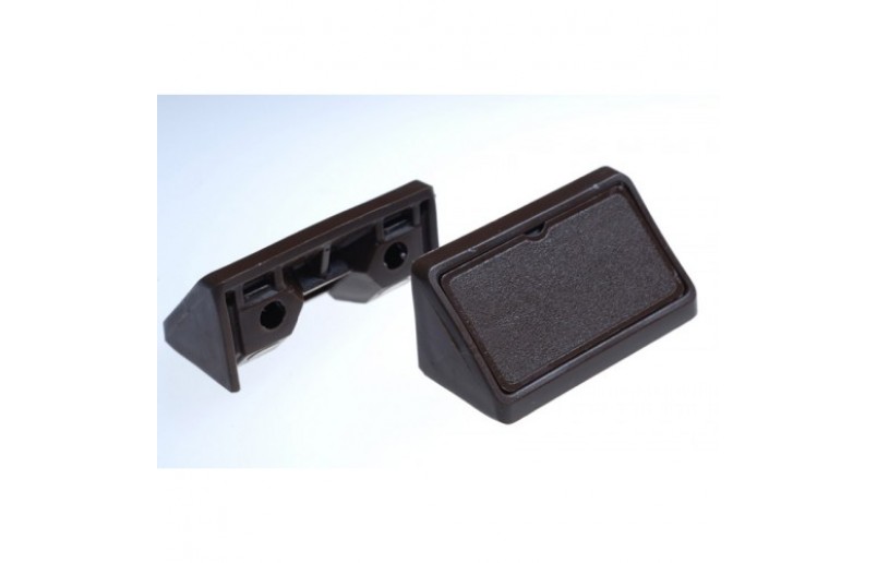 Corner connector brown, package of 25 pieces