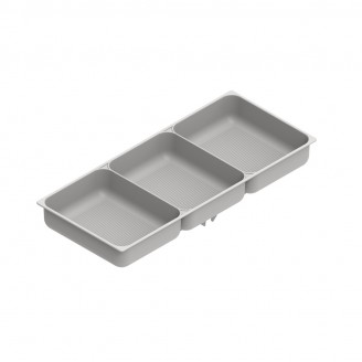Separate trays for luxury trouser holder PH522 anthracite/silver