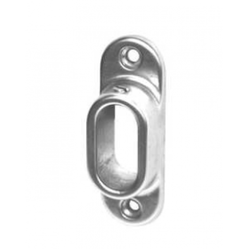 Cabinet rod holder aluminum with locking screw