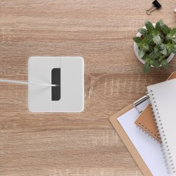 Passe-câble carré blanc