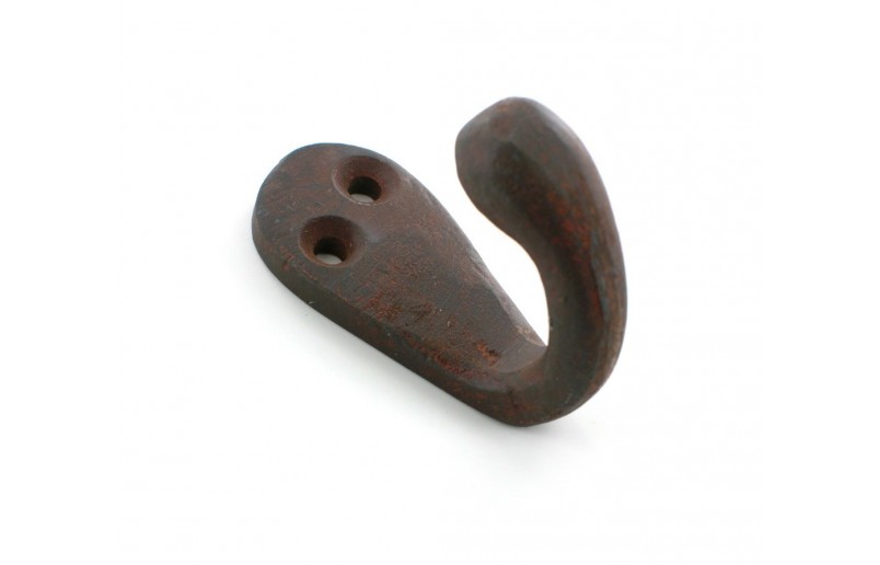 Towel hook - coat rack Addax, rust brown iron