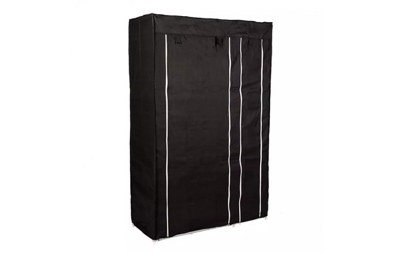 Armoire pliable/fermable noire XL