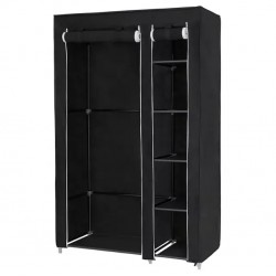 Armoire pliable/fermable noire XL