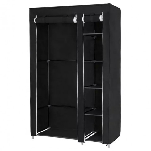 Armoire pliable/fermable noire XL
