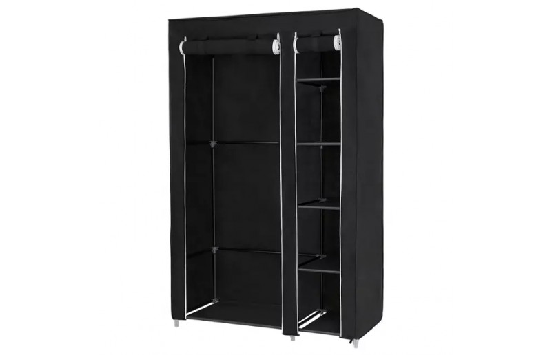 Armoire pliable/fermable noire XL