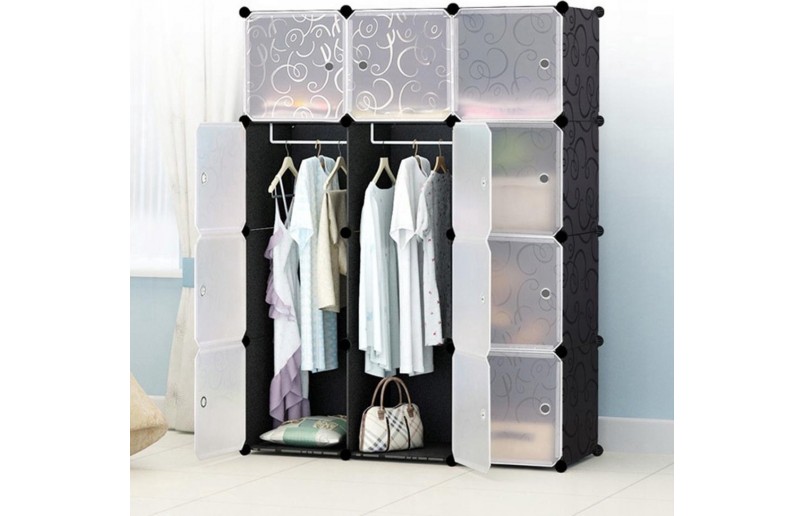 Armoire modulaire XXL noire