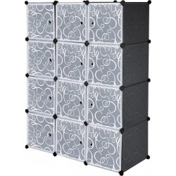 Armoire modulaire XXL noire