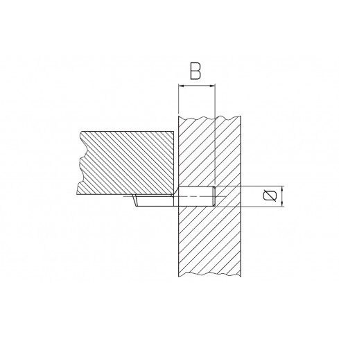 Cabinet shelf carrier spoon model 