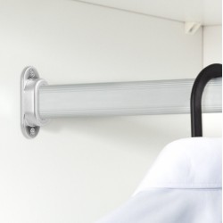 Porte-canne en aluminium, modèle fermé