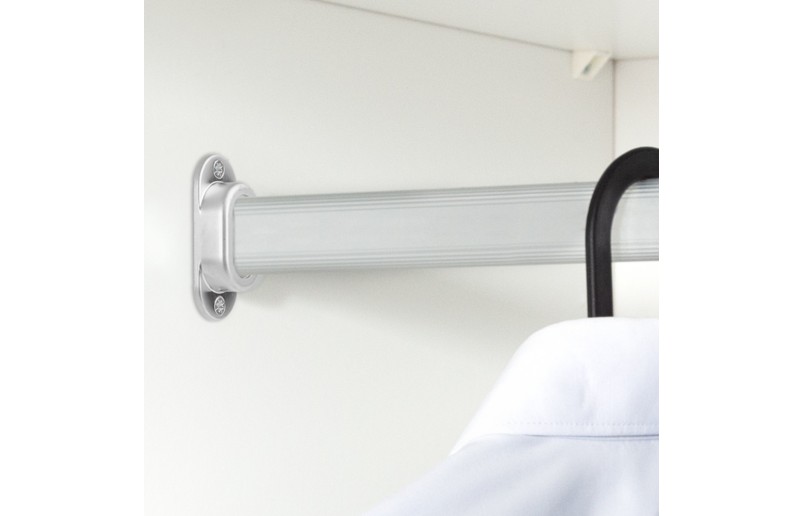 Porte-canne en aluminium, modèle fermé