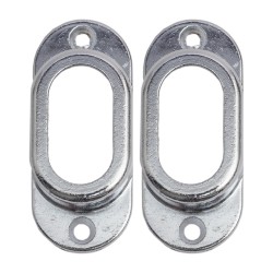 Porte-cannes de cabinet chromé modèle fermé