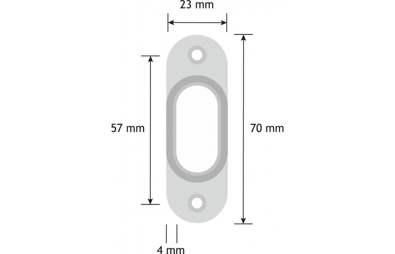 Cabinet rod holder black aluminum with locking screw
