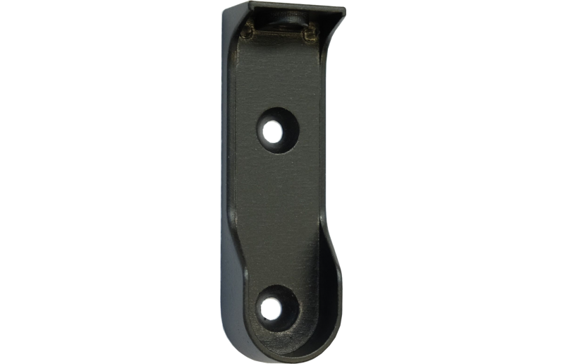 Kastbuis ovaal zwart aluminium - KR3015Z