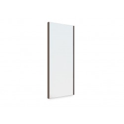 Miroir de penderie coulissant et pivotant moka 100x35 cm