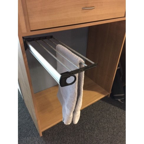 Porte-vêtements/serviettes extensible et pliable