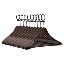 Cintre / cintre hôtel lux A-quality, antique lacquered, anti-theft ring