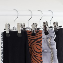 Boot hanger - clothes hanger double (clip hanger) 10 pieces