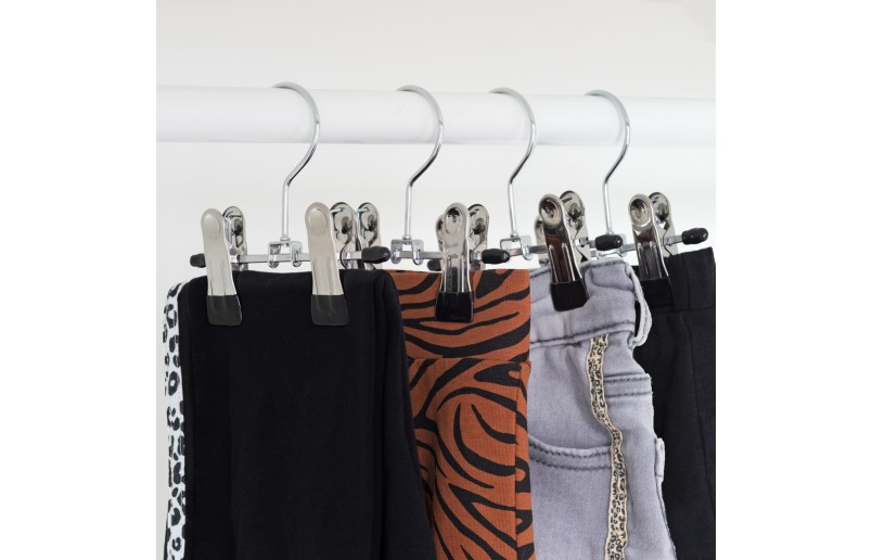 Boot hanger - clothes hanger double (clip hanger) 10 pieces