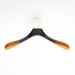 Kledinghanger A kwaliteit, antique gelakt platte chrome haak 