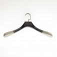 Kledinghanger A kwaliteit, antique gelakt platte zwarte haak 