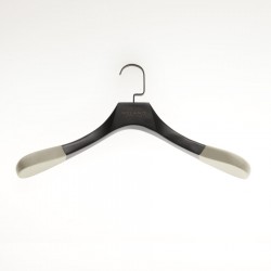 Kledinghanger A kwaliteit, antique gelakt platte zwarte haak 