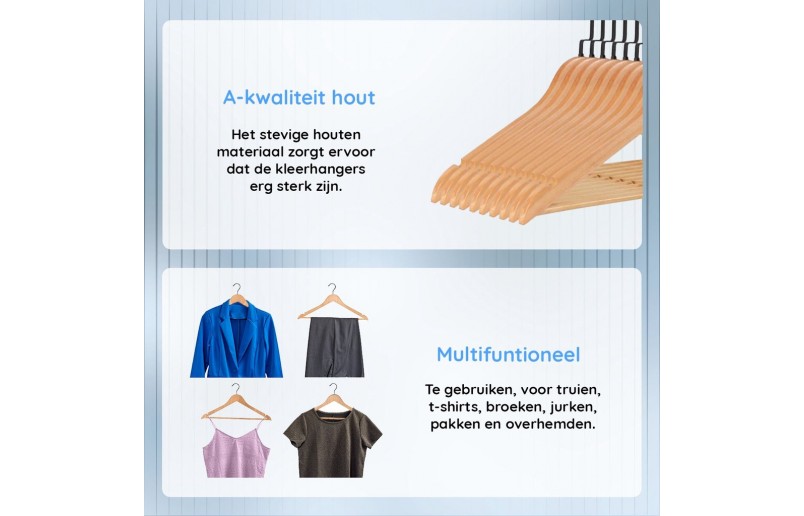 Cintre Crochet noir verni de qualité A 