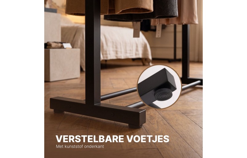 Eleganca robuust professioneel kledingrek 120 cm breed 