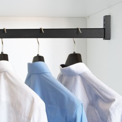 Portemanteau anthracite rectangulaire