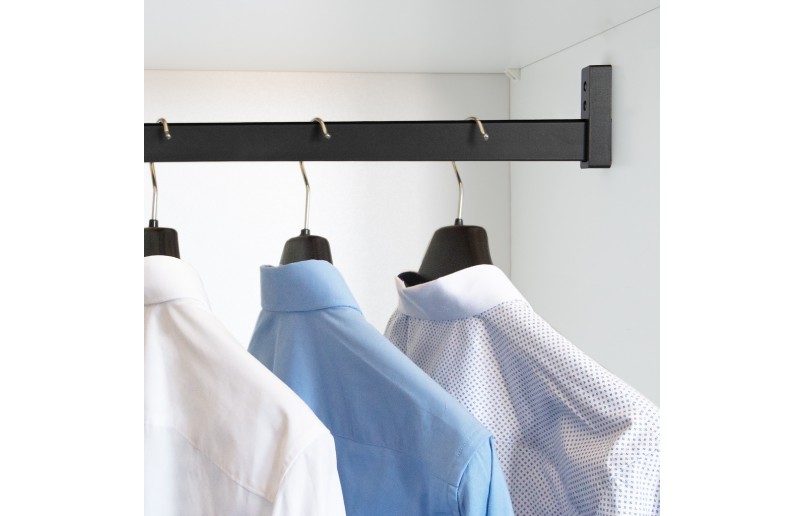 Portemanteau anthracite rectangulaire