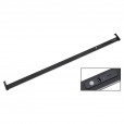 Garment rod with LED lighting (rechargeable) black